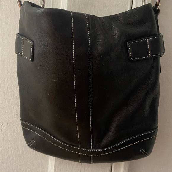 Black Leather Coach Bag - Picture 5 of 6